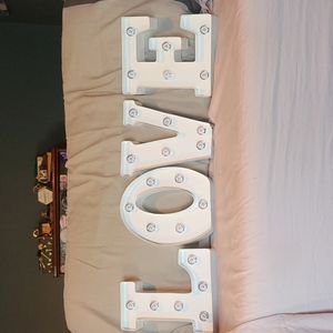 Wedding LOVE sign